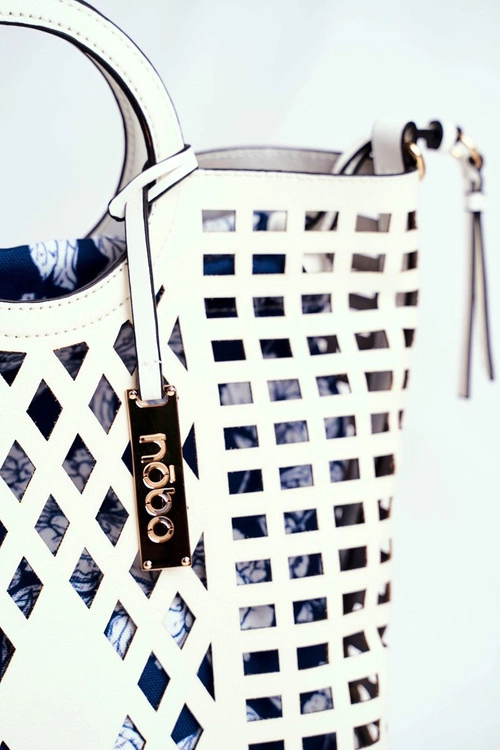 Torebka Damska NOBO Klasyczna Koszyczek Biała NBAG-I3680-C000