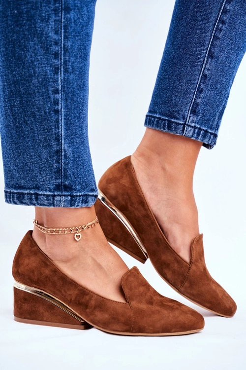 Damskie Półbuty Exquisite Brązowe 1205