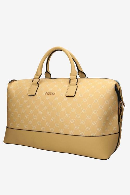 Duża Torba Podróżna NOBO P1250-CM02 Żółto-Niebieska