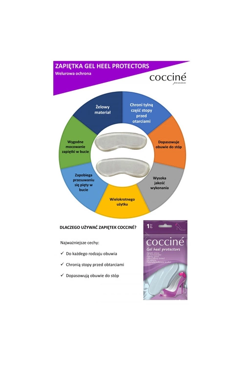 Coccine Gel Heel Protectors Zapiętki Żelowe