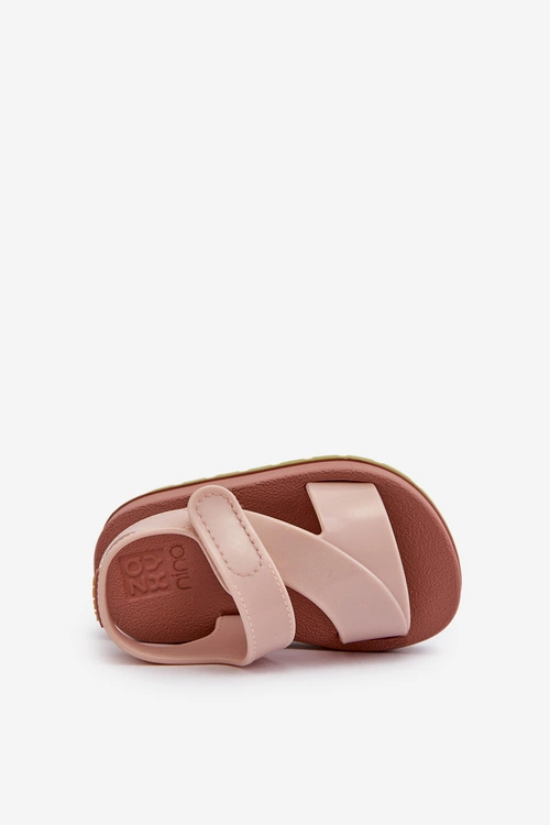 Dziecięce Sandałki Na Rzep Pachnące ZAXY LL385002 Jasnoróżowe