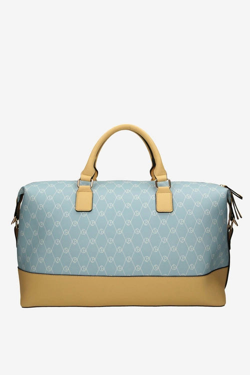 Duża Torba Podróżna NOBO P1250-CM02 Żółto-Niebieska