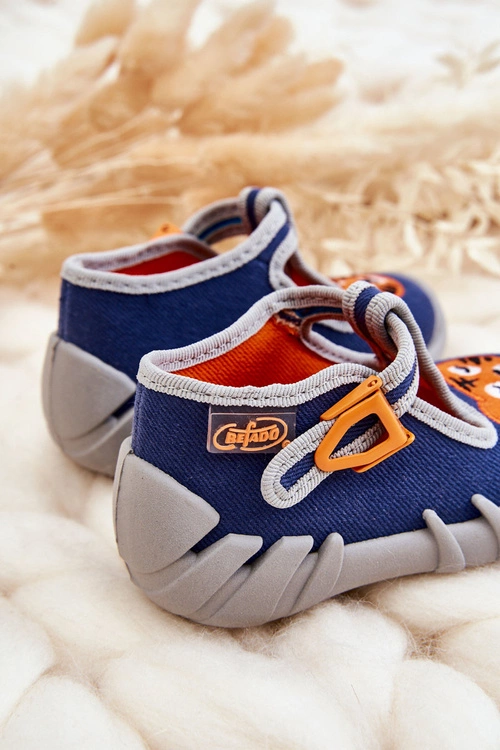 Buty Papcie Befado Tygrys 110P462 Granatowe