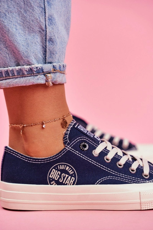Damskie Trampki Big Star Granatowe FF274125
