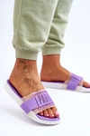 Damskie Sportowe Klapki Fioletowe Sunrise