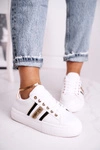 Sportowe Damskie Buty Białe Rylee