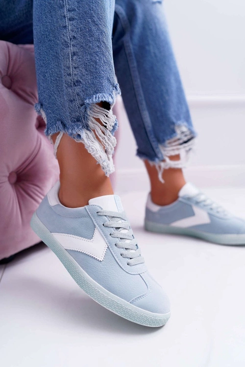 Obuwie Sportowe Damskie Big Star Błękitne DD274301