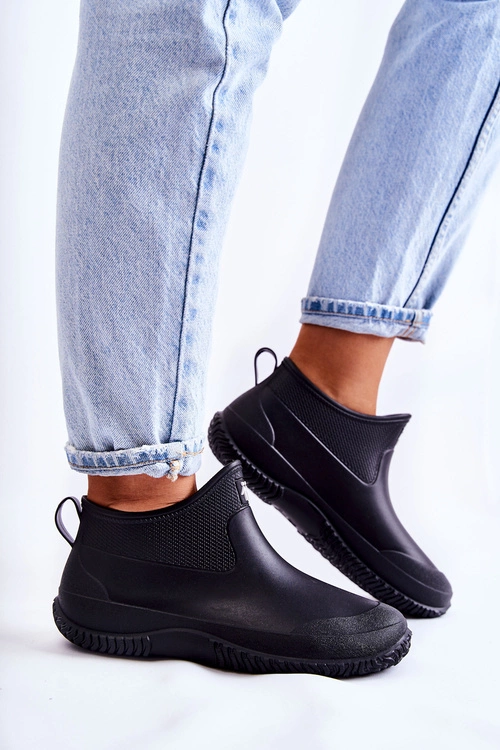 Damskie Niskie Kalosze Czarne Eldora