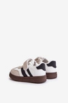 Sneakersy Dziecięce Na Rzep Białe Tromella