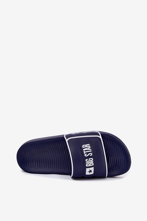 Męskie Klapki Big Star RR174A045 Granatowe