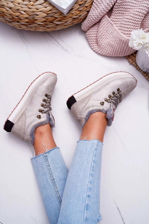 Damskie Sportowe Obuwie Big Star Beżowe EE274732