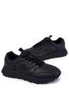 Męskie Klasyczne Buty Sportowe Memory Foam Big Star KK174232 Czarne