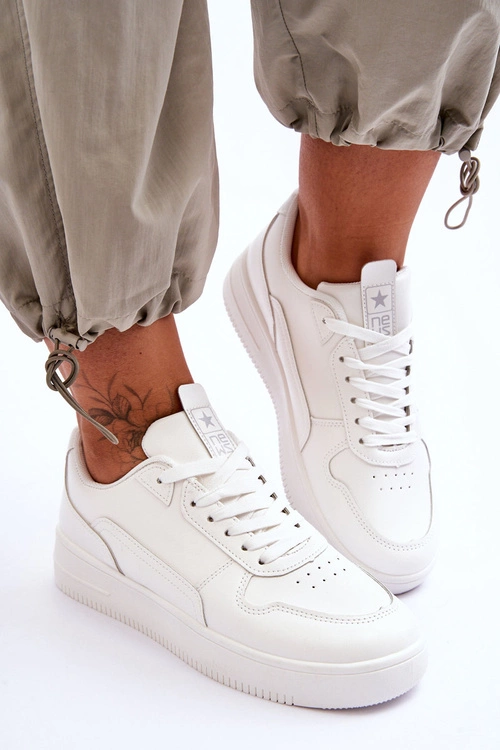 Damskie Klasyczne Sportowe Buty Białe Juliano