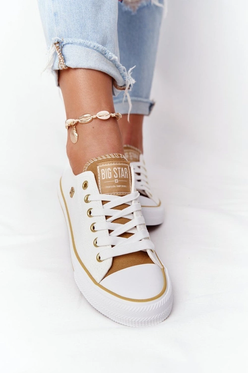 Klasyczne Damskie Trampki BIG STAR HH274458 Białe
