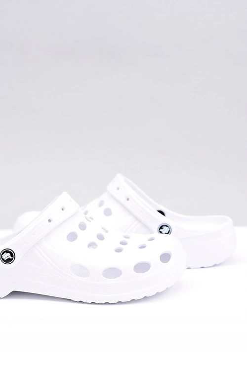 Męskie Klapki Sandały Na Basen Do Ogrodu Białe