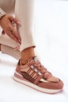 Damskie Modne Buty Sportowe Big Star KK274111 Różowe