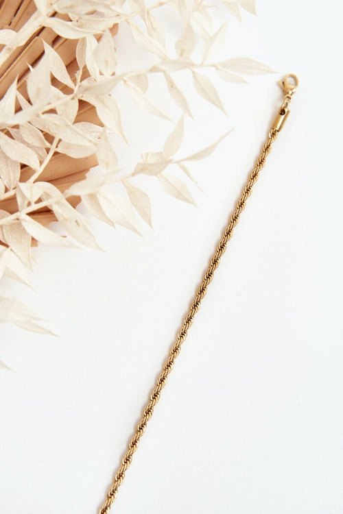 Klasyczna Damska Bransoletka Typu Singapur Złota