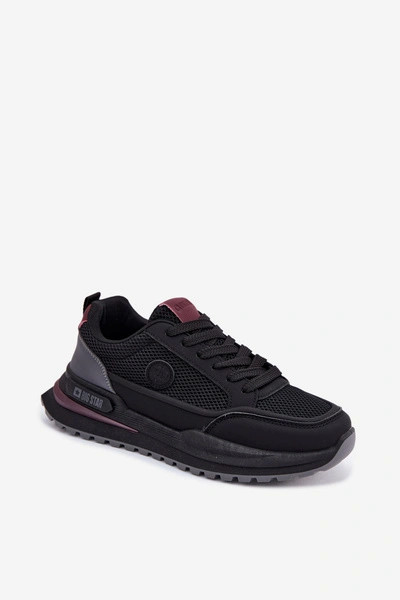 Buty Sportowe Męskie Big Star TT174317 Hi-Poly System Czarne