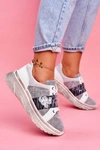 Obuwie Sportowe Sneakersy Damskie Skórzane Maciejka 04448-03