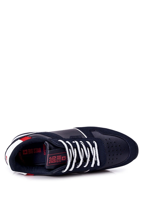 Sportowe Męskie Buty Memory Foam Big Star II174083 Granatowe