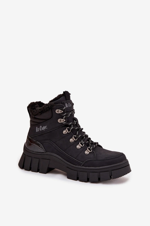 Ocieplane Trapery Damskie Lee Cooper LCJ-25-31-3911 Czarne