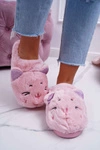 Kapcie Damskie Kotki z Uszami Różowe Sleppyhead