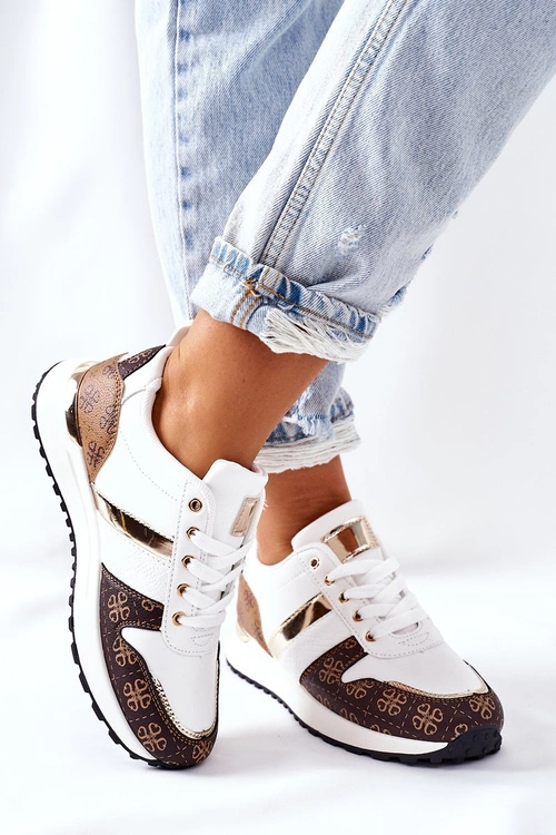 Sportowe Buty Sneakersy Białe Next