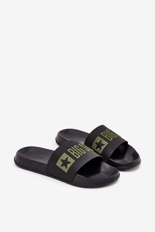 Klapki Męskie Big Star SS174359 Czarne
