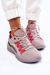 Damskie Buty Sportowe Sneakersy Big Star KK274060 Szare