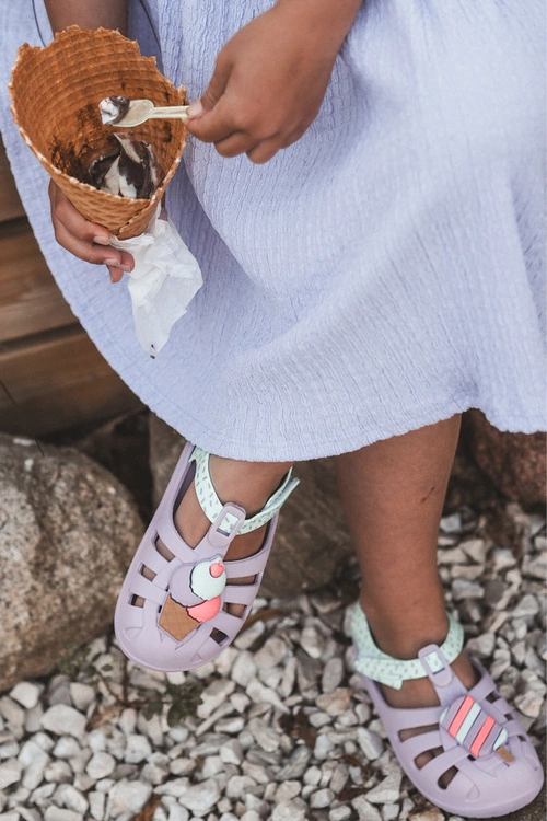 Sandałki Dziecięce Na Rzep 83486 Ipanema Summer XIII Baby Fioletowe