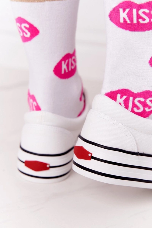 Damskie Tenisówki Na Platformie CROSS JEANS FF2R4001C Białe