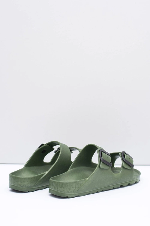 Męskie Oliwkowe Ogrodowe Lekkie Klapki