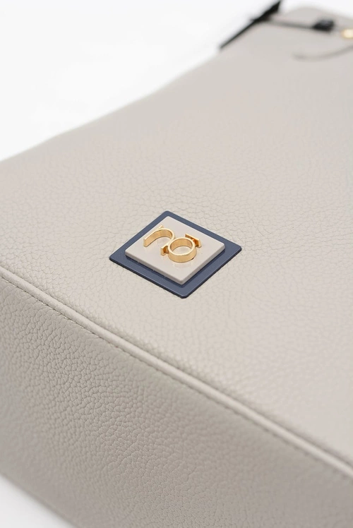 Duża Damska Szara Torebka A4 NOBO