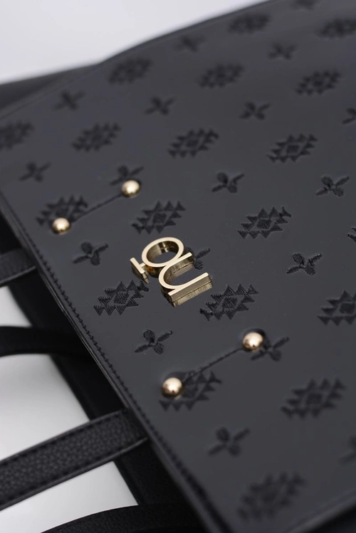 Damska Duża Czarna Torba Nobo