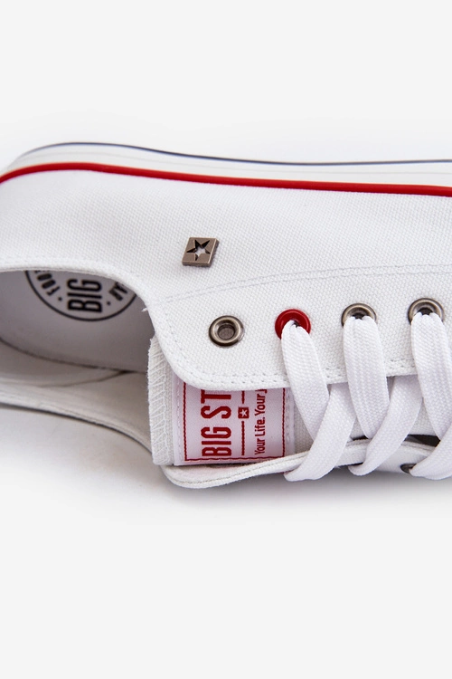 Trampki Męskie Big Star NN174301 HI-POLY SYSTEM Białe