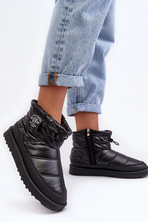 Damskie Śniegowce Ocieplane Lee Cooper LCJ-23-44-1967L Czarne