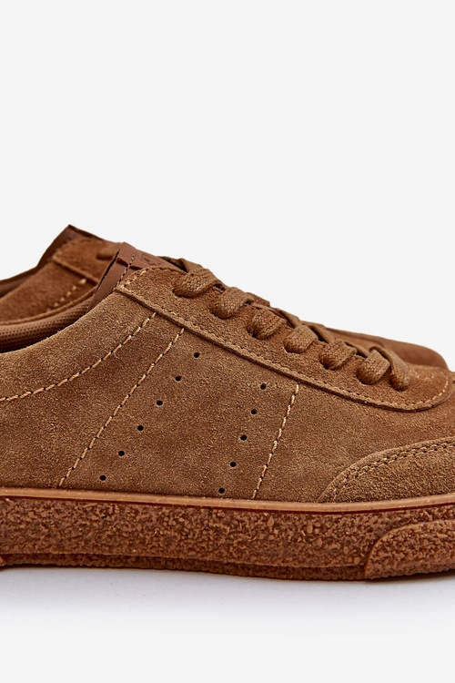 Trampki Męskie Zamszowe Big Star NN174186 Camel