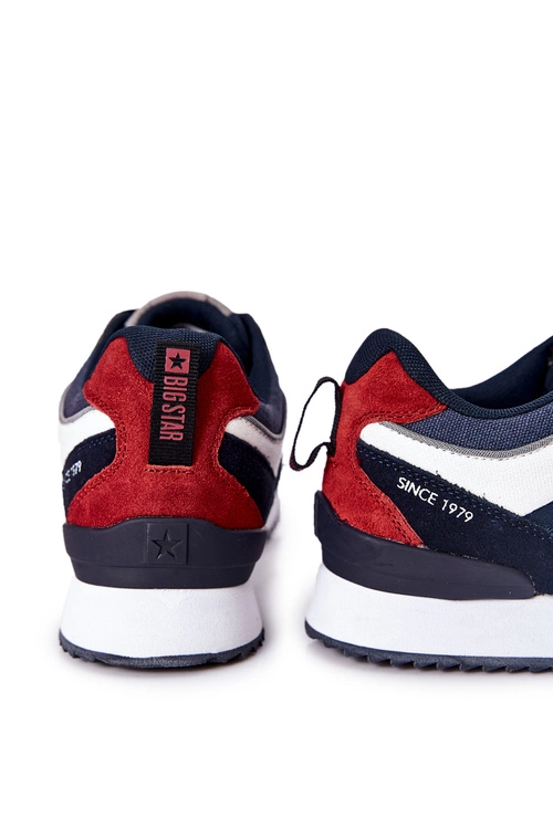 Sportowe Męskie Buty Big Star II174190 Granatowe