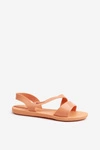 Sandały Damskie Z Brokatem 82429 Ipanema Vibe Sandal Fem Pomarańczowe