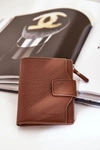 Portfel Damski Eko Skórzany Brązowy Jezorea