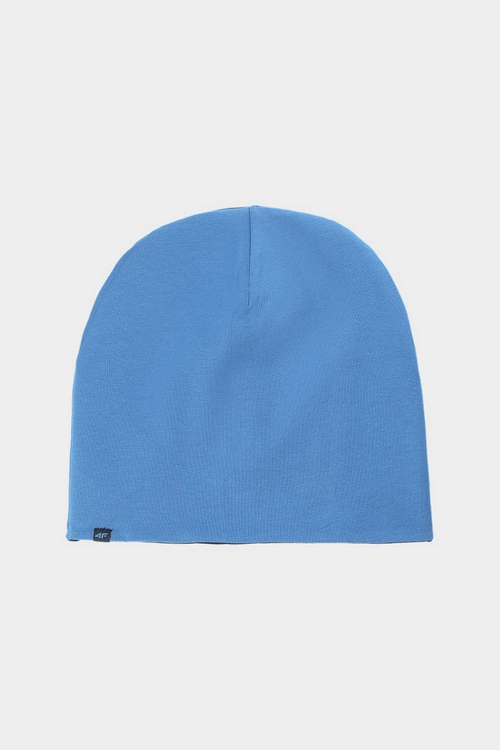 Dwustronna Czapka Dziecięca Beanie 4F 4FJWAW24ACAPU449-31S Granatowa