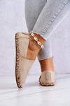 Espadryle Wsuwane Big Star JJ274899 Beżowe