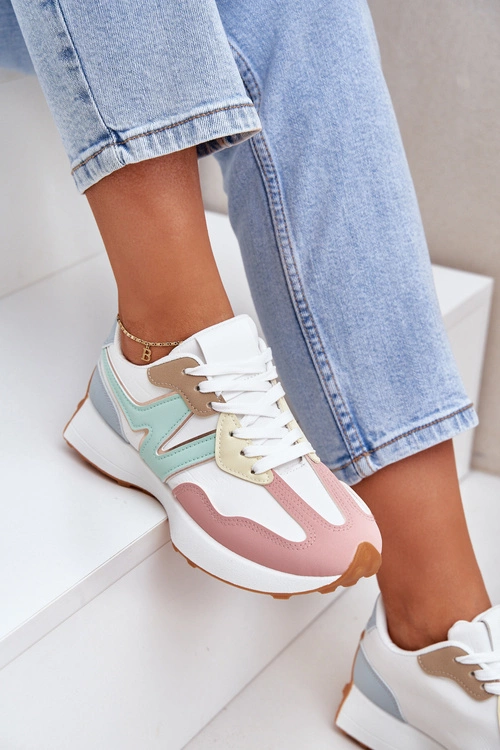 Buty Sportowe Sneakersy Damskie Multikolor Britma