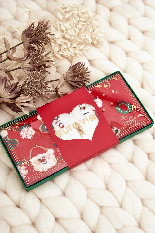 Damski Zestaw Świątecznych Skarpetek 3-Pak - Wzór 2