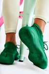 Wsuwane Buty Sportowe Damskie Zielone Dalmiro