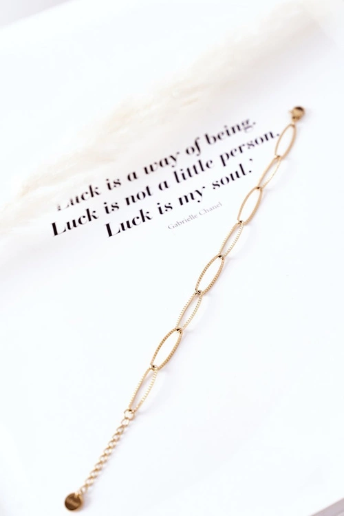 Bransoletka Na Grubym Łańcuszku Złota