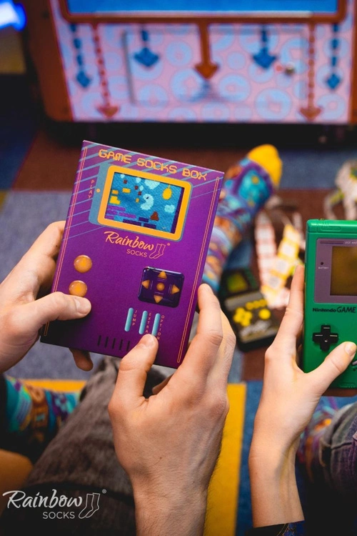 Skarpetki Rainbow Socks Dla Fana Gier Na Konsoli 2 Pary