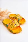Lekkie Dziecięce Klapki Dinozaury Pomarańczowe Astro