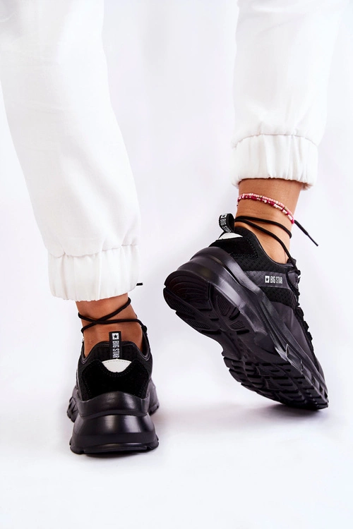 Damskie Buty Sportowe Big Star KK274056 Czarne