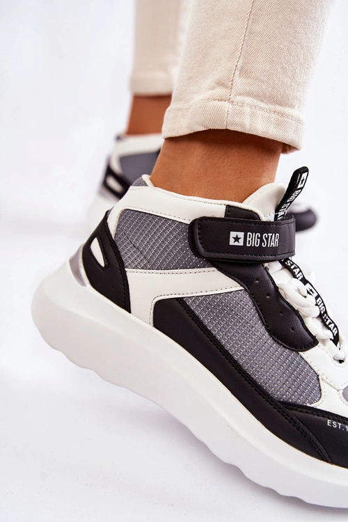 Damskie Buty Sportowe Memory Foam System Big Star KK274405 Białe